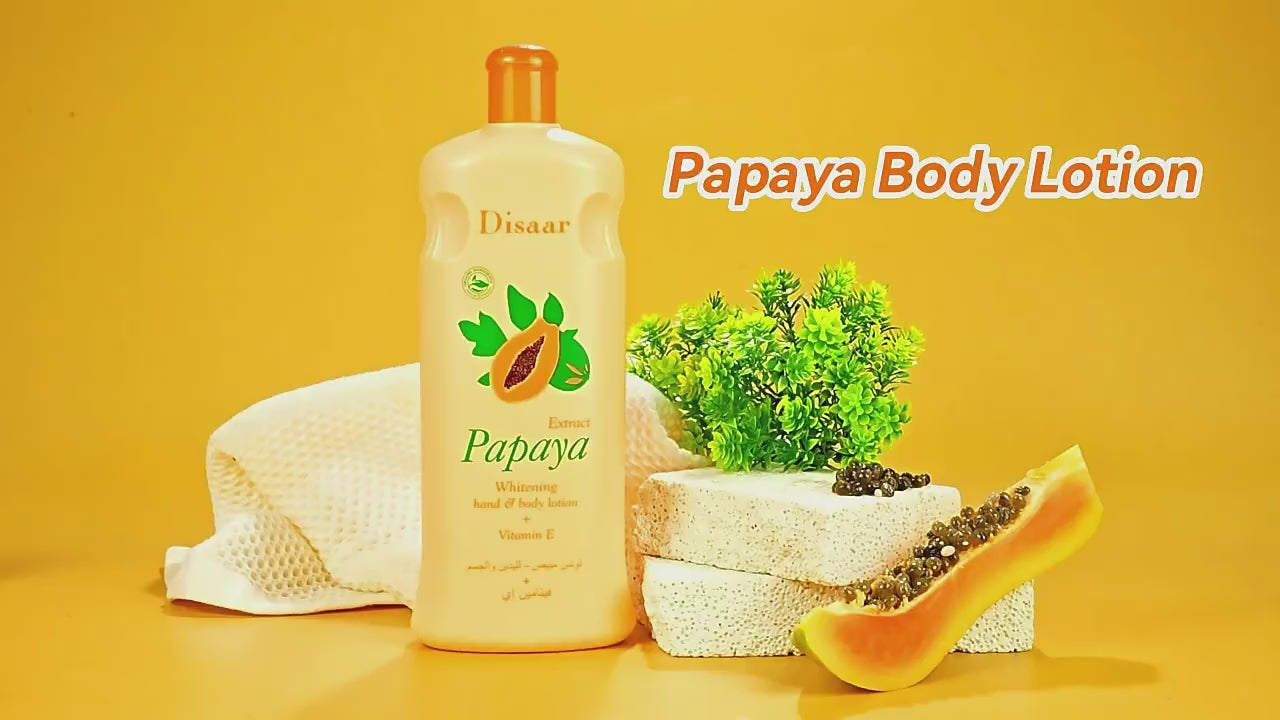 Disaar - Papaya Extract Whitening Hand & Body Lotion + Vitamin E (Original)