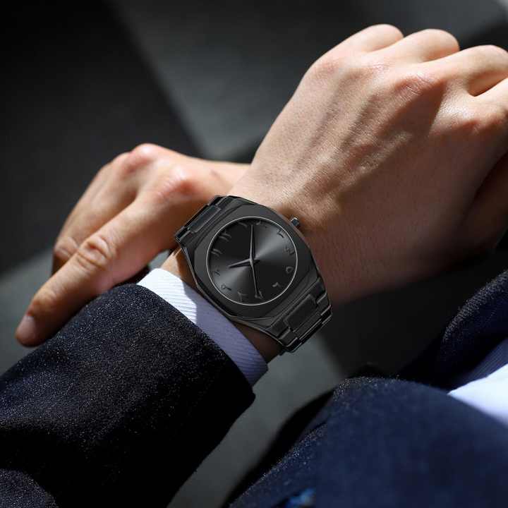Arabic aura Stainless Steel Arabic Watch